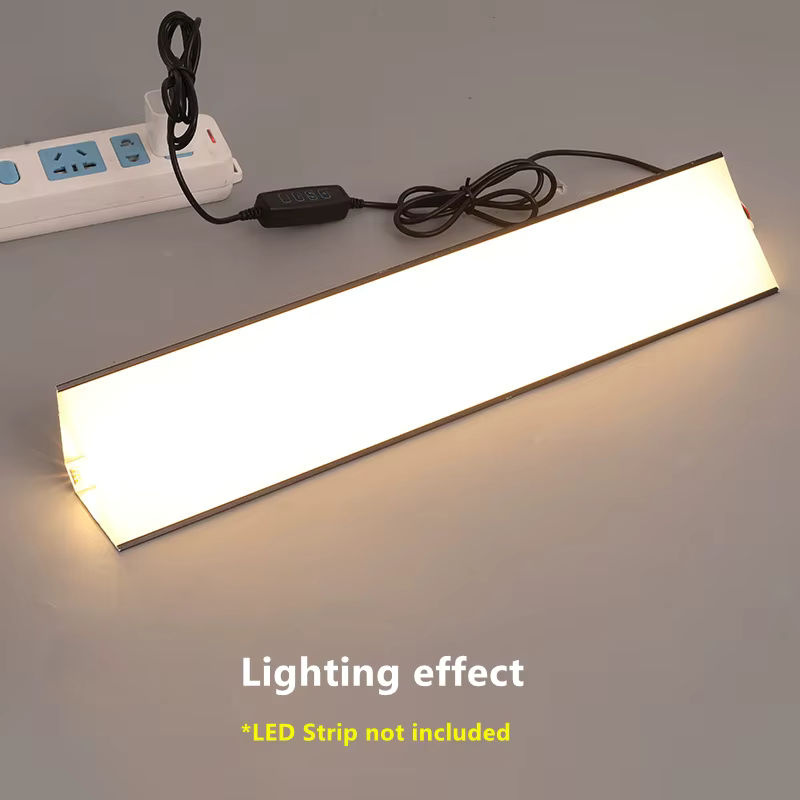 Khelse LED Aluminium Profil V Form Lineare Lampe in Weiß für Decken und Wandecken - Bild 2