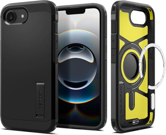 Spigen Tough Armor MagSafe-Hülle für Apple iPhone 17e und iPhone 16e, Schwarz - Bild 1