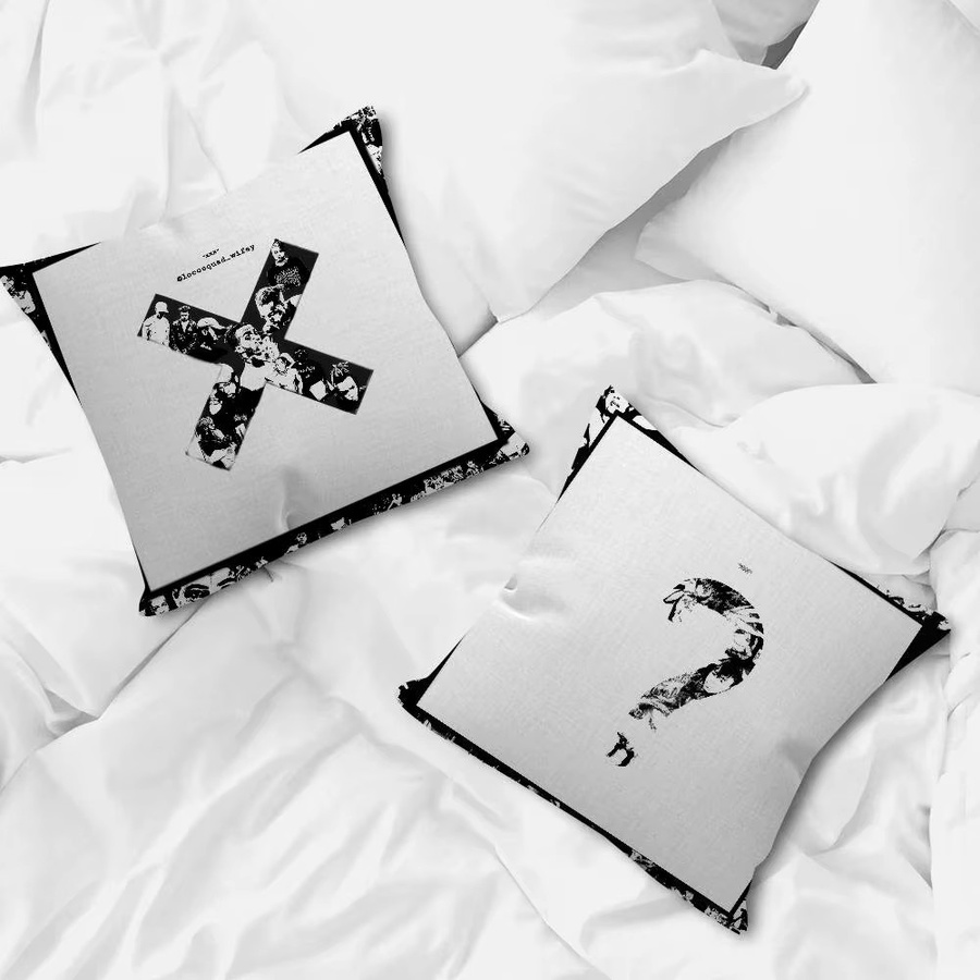 KAYOU XXXTentacion Rap Kissenbezug mit Grafikdesign für Sofa und Auto, B/T/H: 40 x 40 x 40 cm - Bild 3