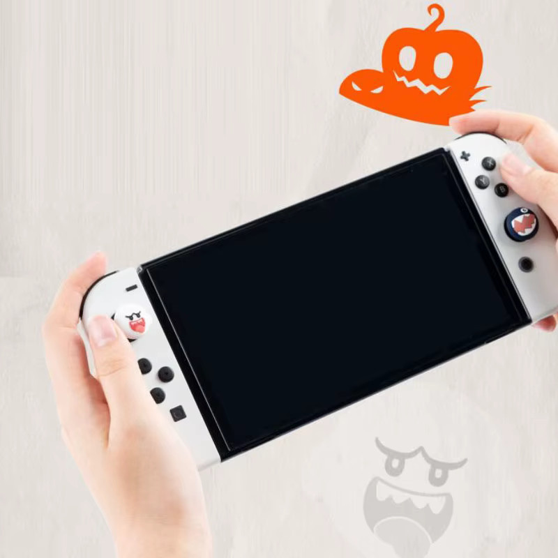 Woof Ghost Silikon Joystick Abdeckung für Nintendo Switch OLED, Lite und Joy-Con Controller - Bild 4