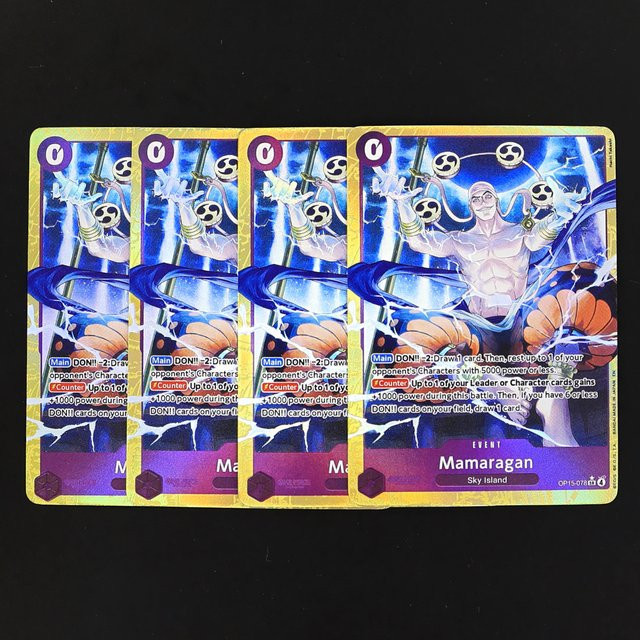 Bandai One Piece Mamaragan Enel, Sammelkarten, Englisch, Lila - Bild 1