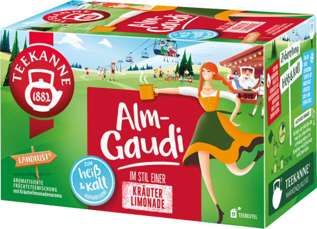 Teekanne Landlust Almgaudi, Früchtetee, Teebeutel, 42,5 g - Bild 1