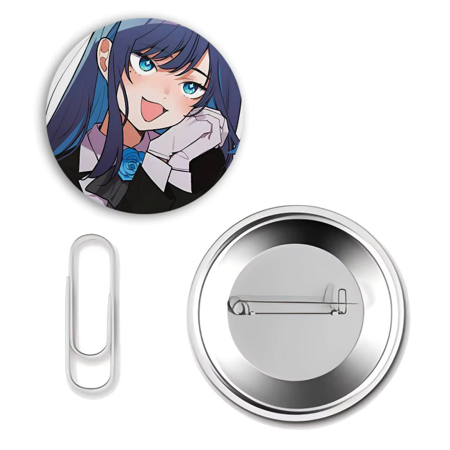 AdoS Brosche, Anime Snap-in Pins, Cartoon Charakter - Bild 4