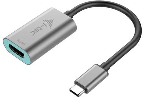 i-tec USB-C auf HDMI Adapter in Silber und Schwarz mit 4K 60Hz Unterstützung - Bild 2