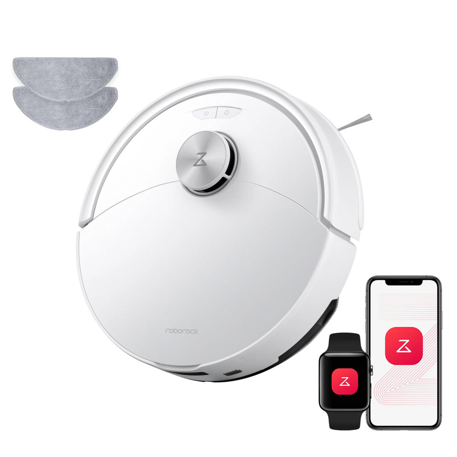 Roborock Q10 S5 Set Saug- und Wischroboter in Weiß mit zusätzlichem Wischtuch - Bild 1