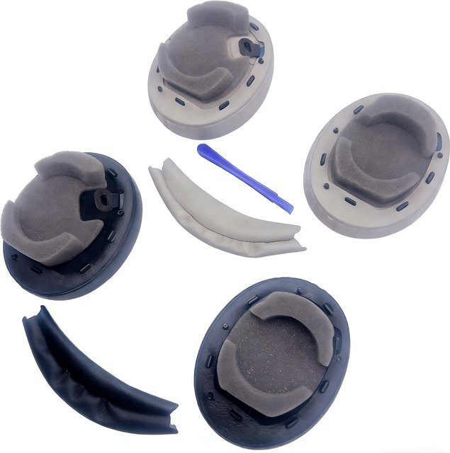 Sony Ersatz-Ohrpolster für WH-1000XM4 Headset aus Protein-Leder mit Memory-Schaum in Schwarz - Bild 1