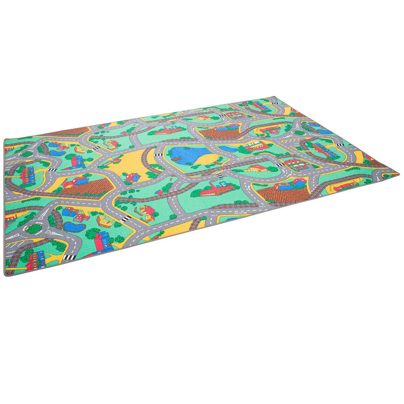 Snapstyle Kinder Straßenteppich mit Straßenmotiv, bunt, B/B: 80 x 320 cm - Bild 3