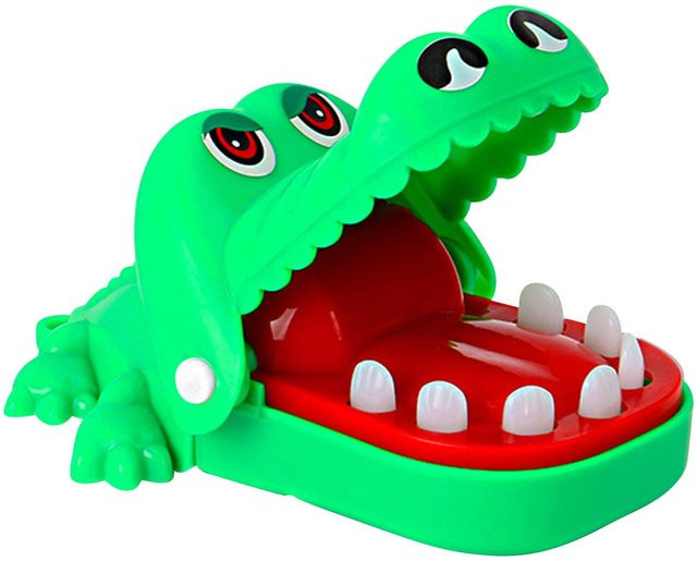 Kidsly Krokodilzähne-Spielzeug, Alligator-Familienparty-Spielzeug, grün - Bild 1