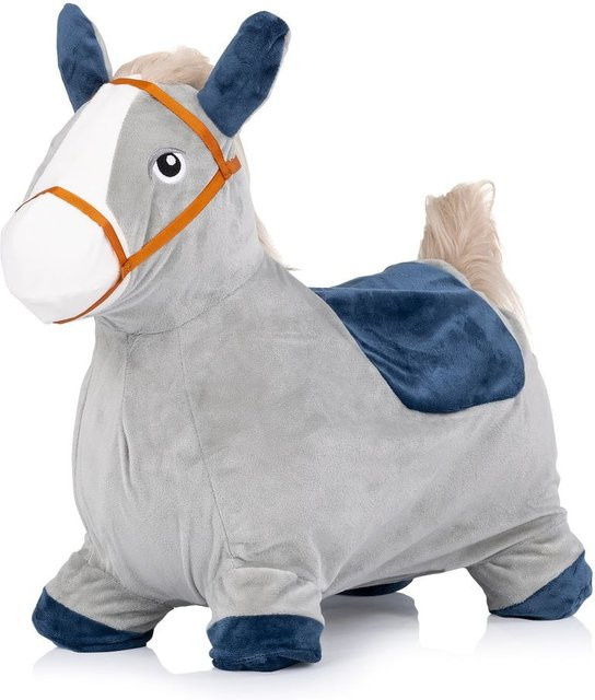 Chipolino Hüpfspielzeug Hüpftiere mit Musik, blau, Plüschbezug - Bild 1