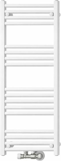 Emkrea Heat Badheizkörper Kreabad Handtuchhalter in Weiß mit Mittelanschluss, H: 140 cm, B: 60 cm - Bild 1