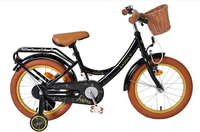 VOLARE Kinderfahrrad Ashley, 16 Zoll, schwarz - Bild 1