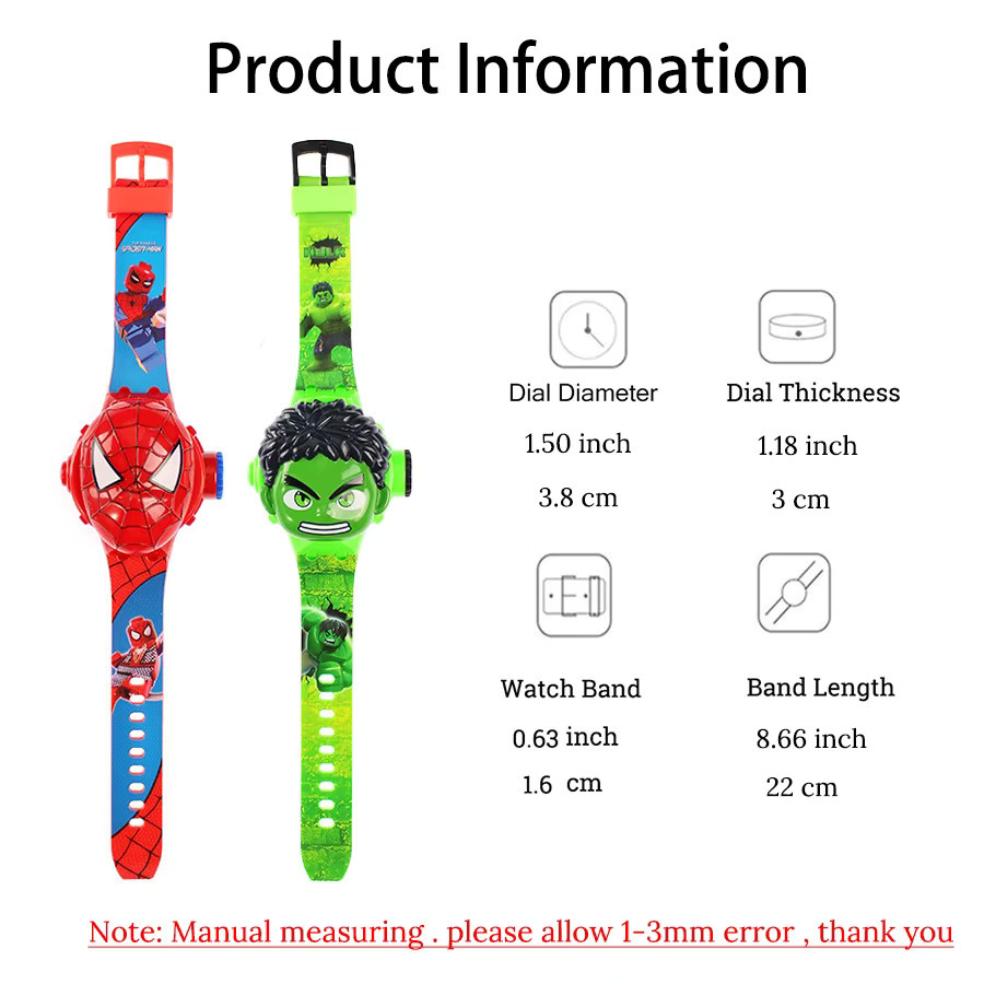 Marvel Digitaluhr, Kunststoff, Blau, Kinder - Bild 2
