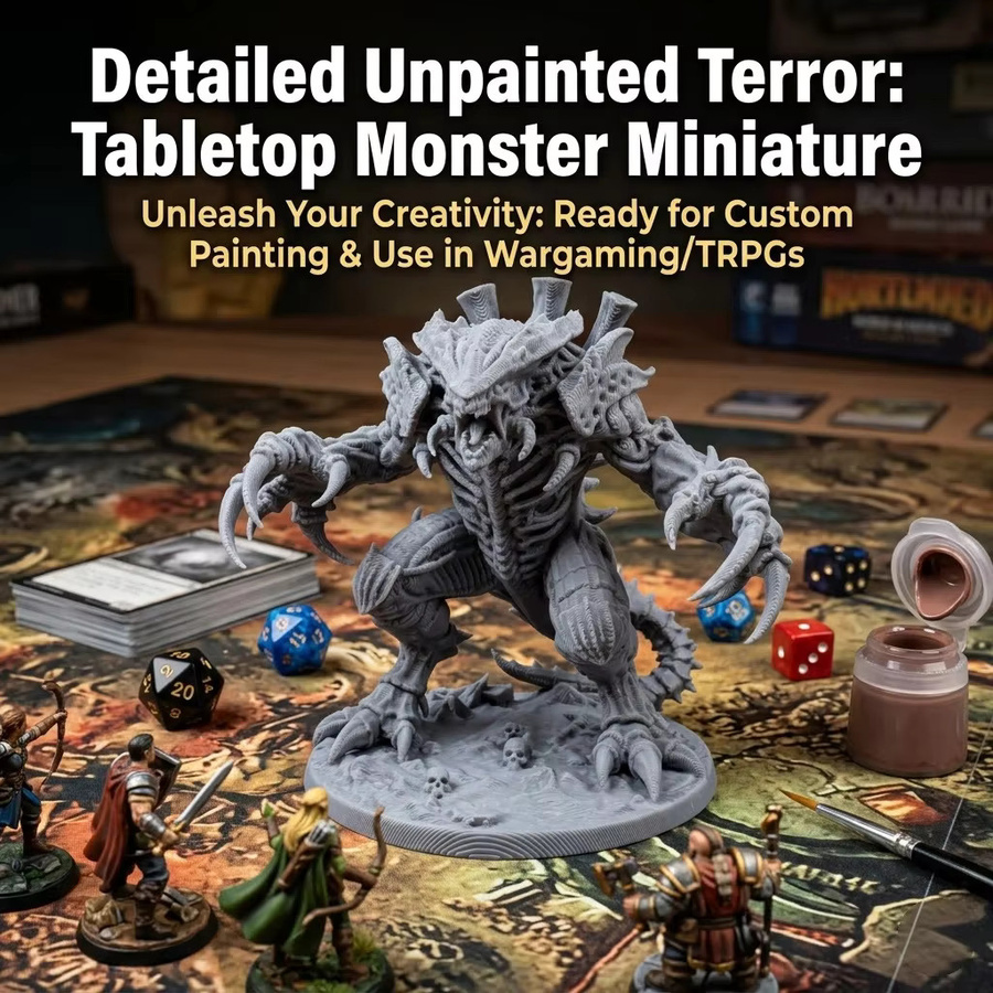 J BIRD Alien Monster Tyrant Miniatur, Fantasy, Tabletop, Einzelfigur - Bild 2