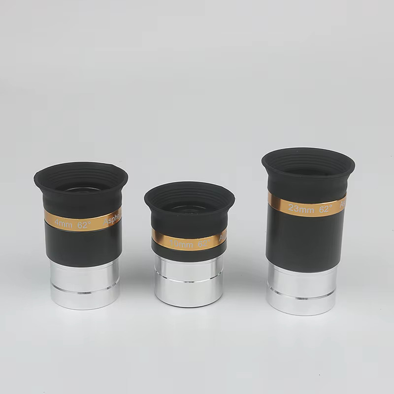 Eisgroub Asphärische Okular-Sets für astronomische Teleskope, 1,25 Zoll, Brennweite 4 mm, 10 mm und 23 mm, Schwarz - Bild 2