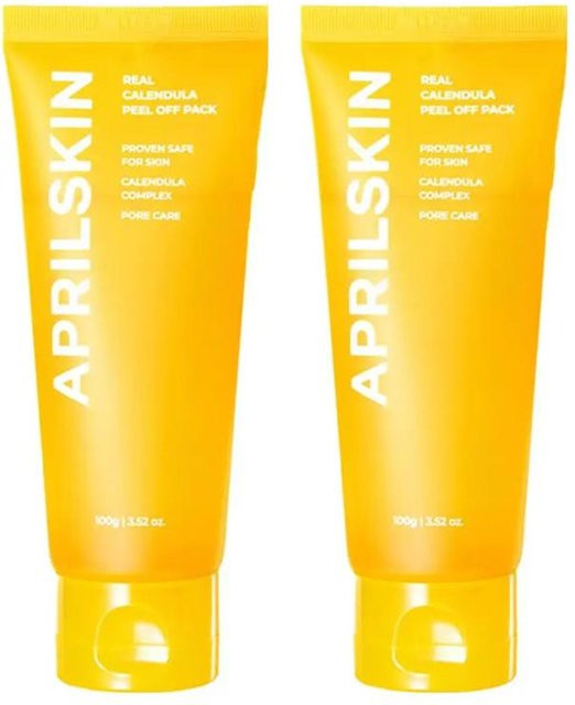 APRILSKIN Real Calendula Peel-Off Pack Doppelset, 2x 100g, Gel - Bild 1