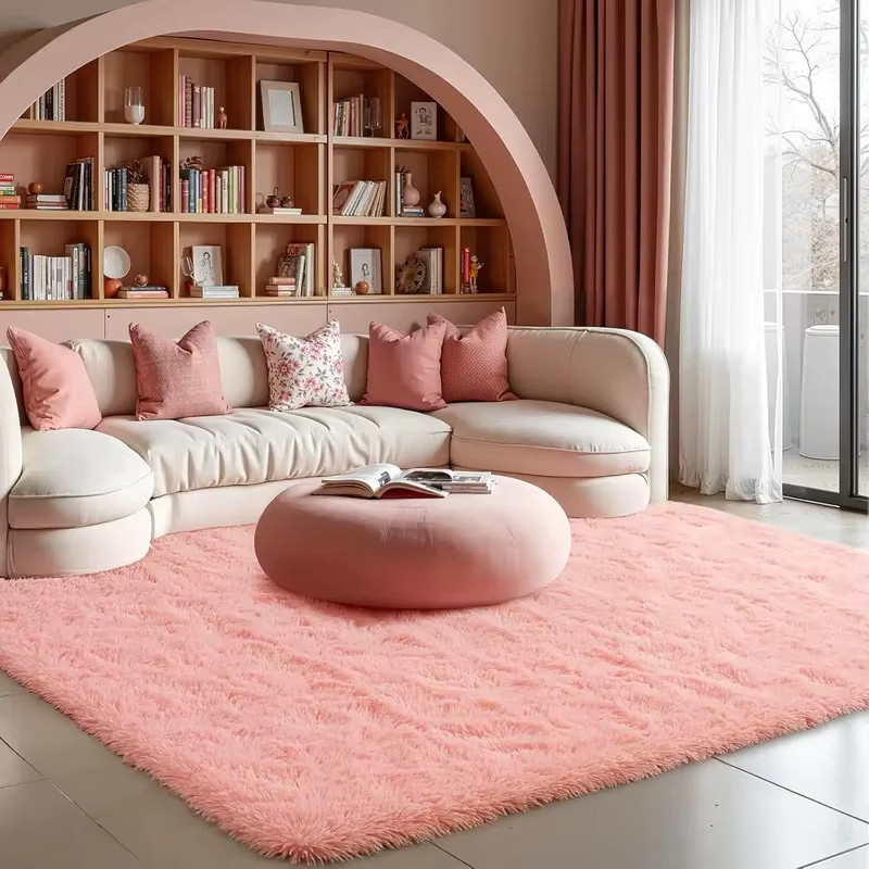 VIKAMA Natural Elements Fußmatte Rainbow, weich und schallabsorbierend für Schlafzimmer oder Eingangsbereich - Bild 2