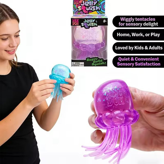 Schylling Quallen-Sensorik-Fidget-Spielzeug, Quetschspielzeug - Bild 1
