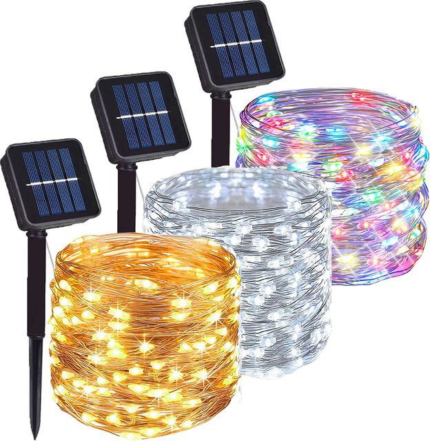 KIKIELF LED Solarleuchten Lichterkette für die Dekoration im Außenbereich - Bild 1