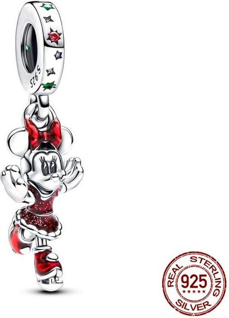 Mickey Minnie Marvel Iron Man Anhänger, Silber, Kupfer, Damen - Bild 1