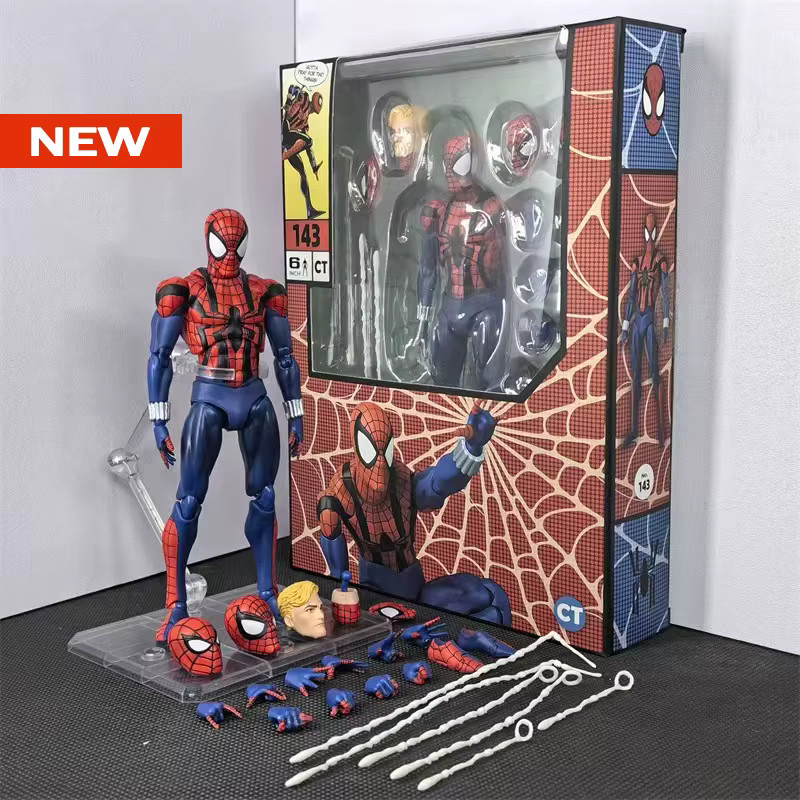Bandai Marvel Mafex 143 Ben Reilly Spider-Man, Actionfigure, ab 3 Jahren - Bild 2