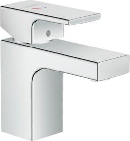 Hansgrohe Waschtisch-Einhebelmischer Vernis Shape CoolStyle in Chrom mit Pop-up-Abfluss und wassersparender Technologie - Bild 1