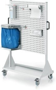 Kappes RasterMobil Regal Gr. 4 in RAL 7035 Grau, H: 158,0 cm, B: 100,0 cm, T: 50,0 cm - Bild 1