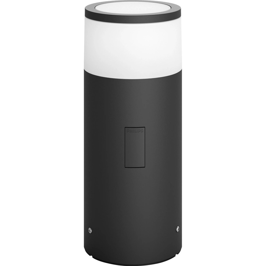 Philips Hue Calla White & Color Ambiance LED-Sockelleuchte Erweiterung Schwarz RGBW für den Garten - Bild 1