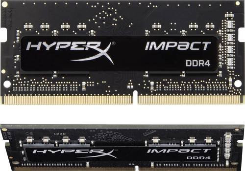 Kingston FURY Impact Laptop-Arbeitsspeicher Kit DDR4 16GB (2 x 8GB) 3200MHz SO-DIMM CL20 Schwarz - Bild 1