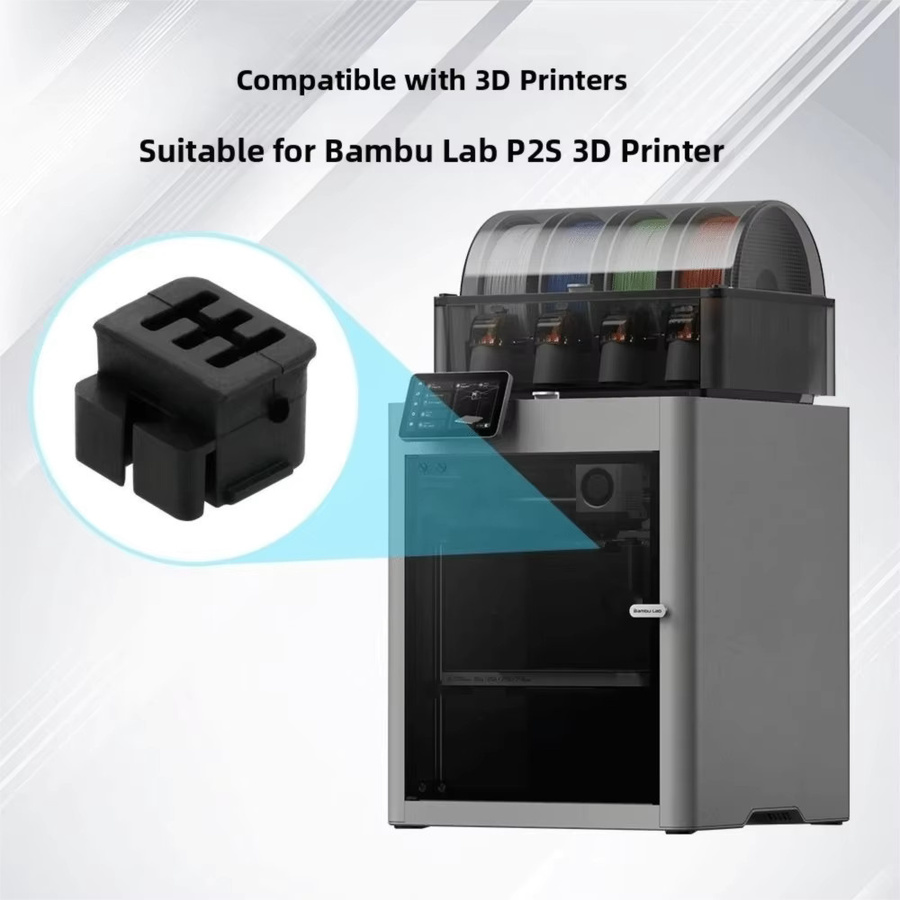 Bambu Lab Silikon-Reinigungsbürste für Hotend und Düsen in Schwarz - Bild 3