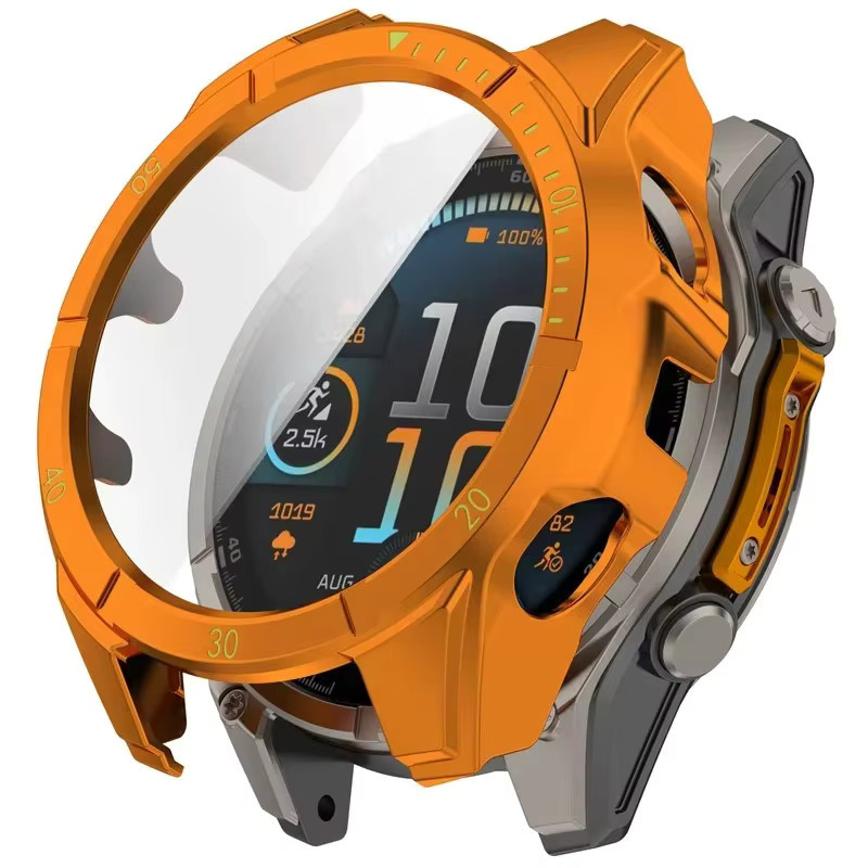 Schutzhülle und Displayschutzfolie für Garmin Fenix 8 in Schwarz oder Blau, kratzfest und stoßfest, passend für 43 mm, 47 mm und 51 mm Modelle - Bild 6