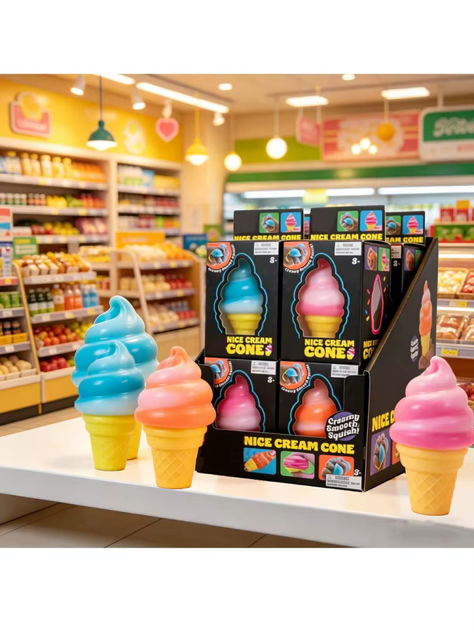 Needoh Eiscreme, Knet-Spaß-Stressabbau-Spielzeug, ab 3 Jahren - Bild 6