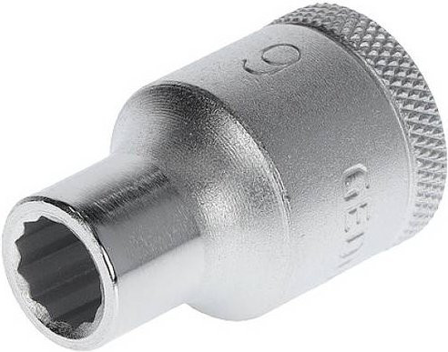 Gedore Steckschlüsseleinsatz 12-kant 9 mm Weite 1/2 Zoll Antrieb in Silber - Bild 1