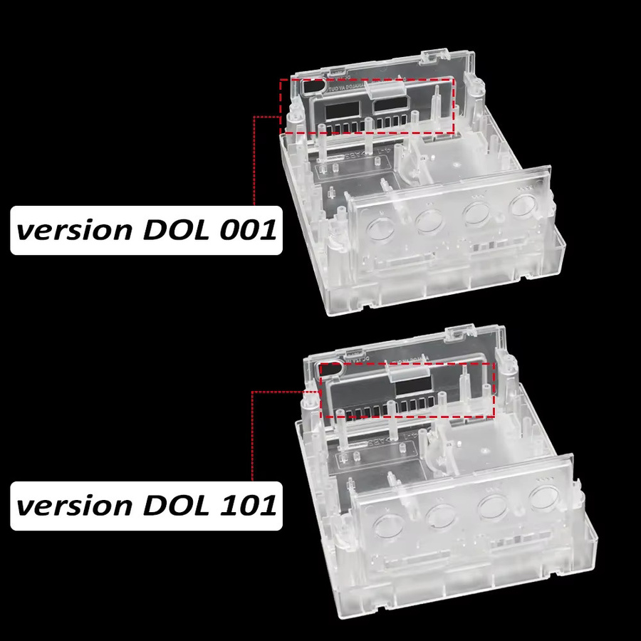 Ren Tian Ge DIY Ersatzgehäuse für Gamecube NGC Spielkonsole in Transparent - Bild 3