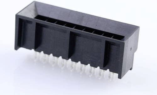 Molex Einbau-Stiftleiste Standard 18-polig in Schwarz und Gold - Bild 1