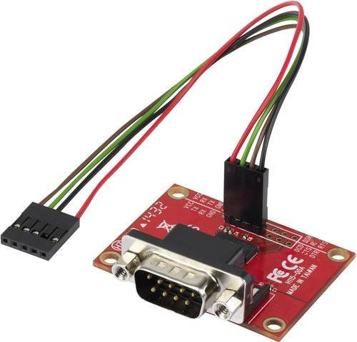 Renkforce RF-4011279 Raspberry Pi Erweiterungs-Platine in Rot passend für Raspberry Pi A, B und B+ - Bild 1