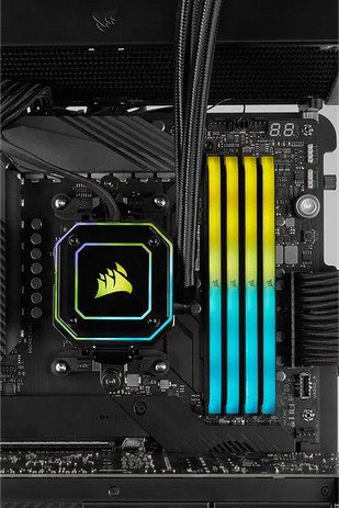 Corsair Vengeance CMG16GX4M1E3200C16 DDR4 RAM Speichermodul 16 GB 3200 MHz Schwarz Multicolour - Bild 1