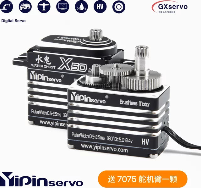 GX Yipin X50 PRO Digitalservos, Vollmetall, Schwarz - Bild 1
