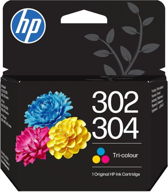 HP Tintenpatrone 302/304 Multicolor Set für Inkjet-Drucker in Pink, Gelb und Cyan - Bild 1