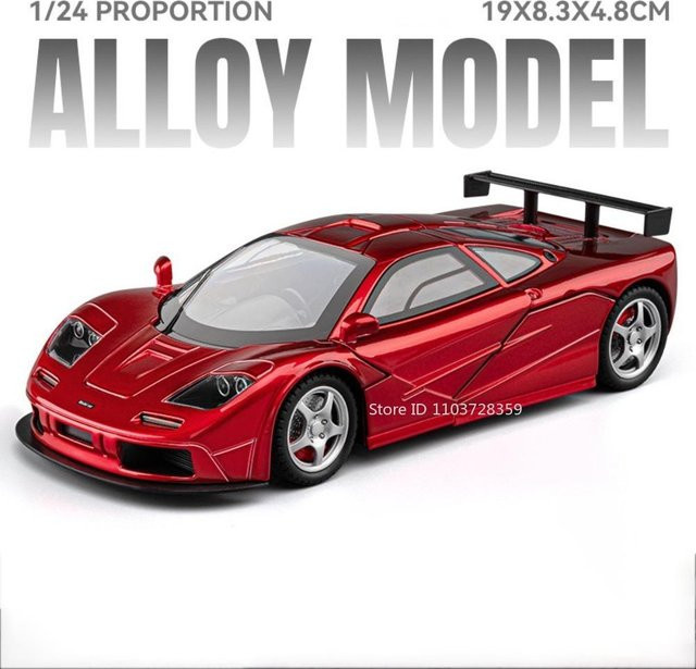 Linyi toy car F1-Lm 720S Modell Sportwagen, 1:24, mit Licht und Sound, ab 14 Jahren - Bild 1