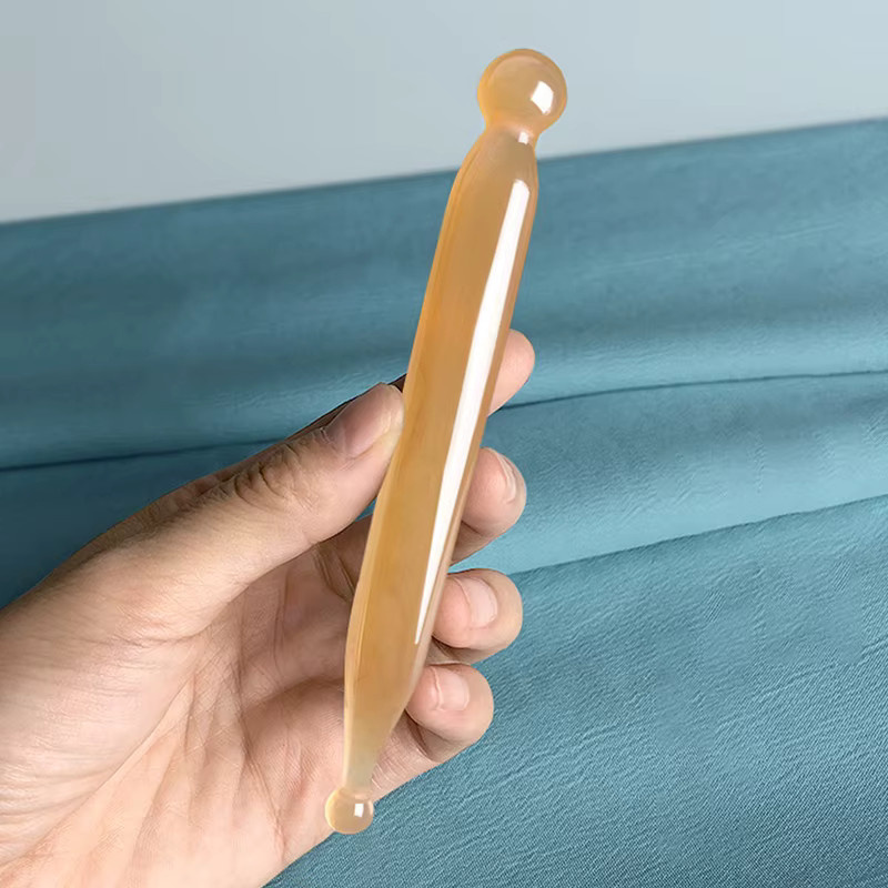 KuZHEN Gua Sha Jade Massage Stick für das Gesicht, Unisex - Bild 1