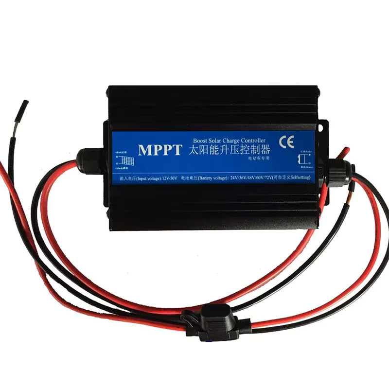 luxuglow MPPT 300W Solar-Boost-Laderegler für Elektrofahrzeuge in Schwarz - Bild 4