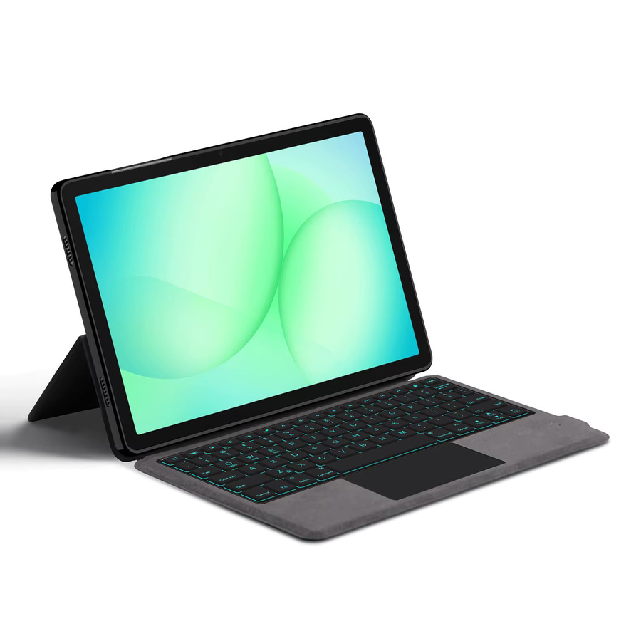 Samsung Magic Smart Keyboard Cover mit Touchpad und Hintergrundbeleuchtung für Galaxy Tab A11 Plus 2025 A9 Plus 11 Zoll in Grau - Bild 3