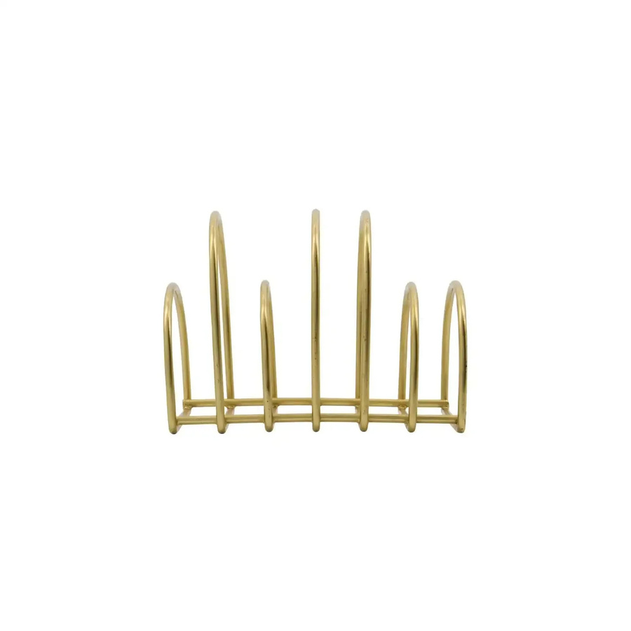 House Doctor Organizer Pampi Memo-Holder aus Metall in Gold, B: 12,0 cm, T: 10,0 cm, H: 7,0 cm - Bild 1