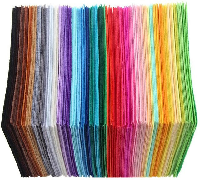 40 Stück Filzteile in A4-Form, mehrfarbiges Vliesstoff-Set mit 1 mm Dicke für DIY-Nähhandwerk - Bild 1