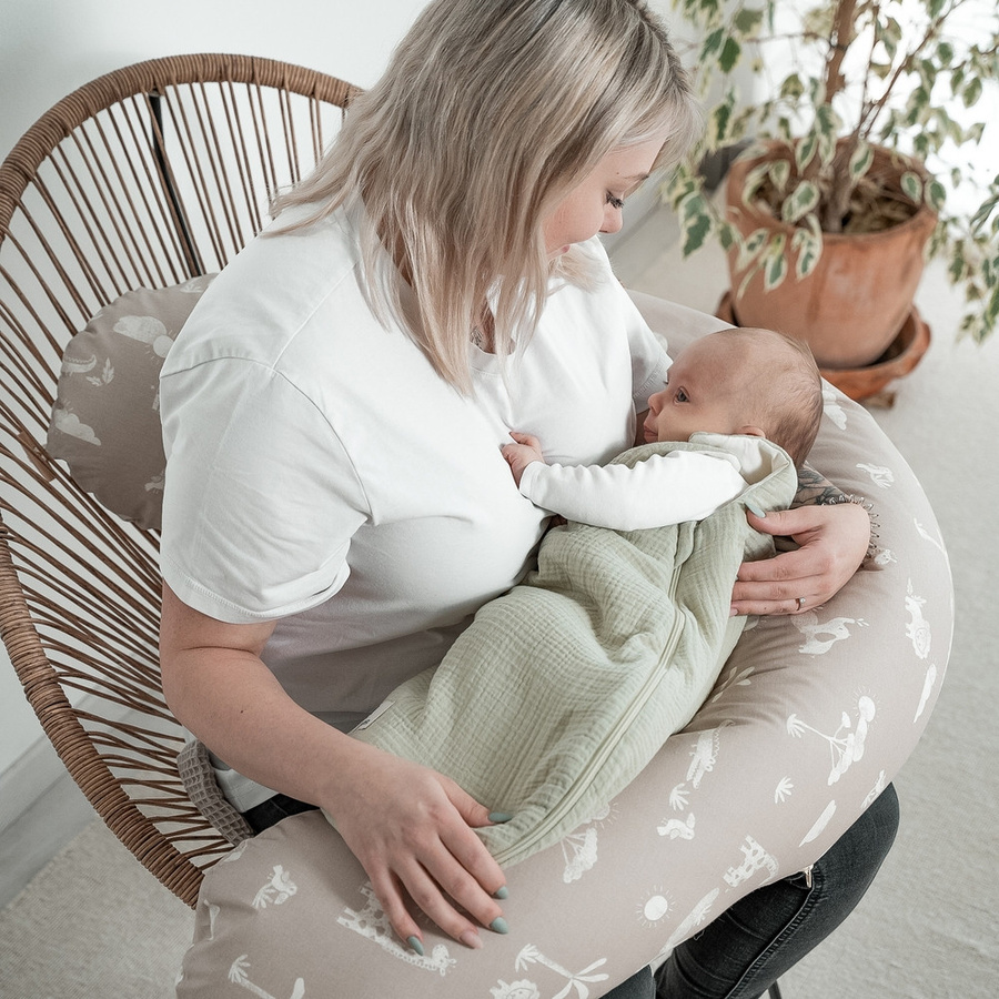 Zöllner Babyschlafsack aus Musselin in Lime für Babys Größe 62/68 - Bild 3