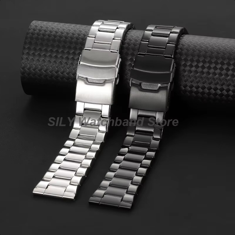 Uhrenarmband asukaband, Edelstahl, Silber, Herren - Bild 1