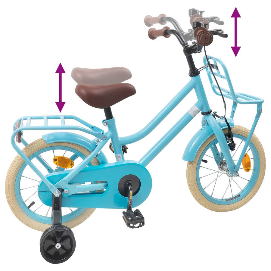 VD Home Furnishing Kinderfahrrad 12 Zoll Himmelblau - Bild 2
