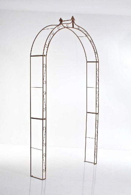 TPFGarden Rosenbogen Anra Kletterhilfe aus Stahl in Antik Braun, Höhe: 246 cm, Breite: 143 cm, Tiefe: 25 cm - Bild 1
