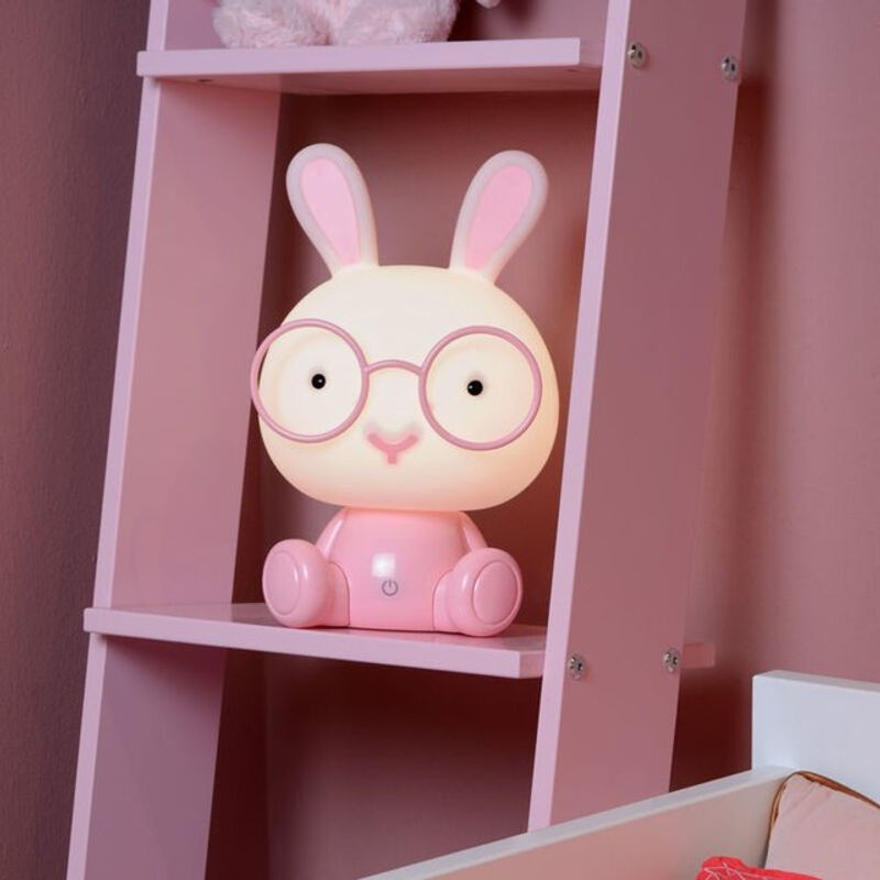 Lucide Tischleuchte DODO RABBIT in Pink, dimmbare LED-Tischlampe mit Touch-Funktion - Bild 2