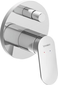 Duravit Fertigmontageset Wave UP-WA.-EHM in Silber mit automatischer Rückspülung und Einbau-Keramik - Bild 1